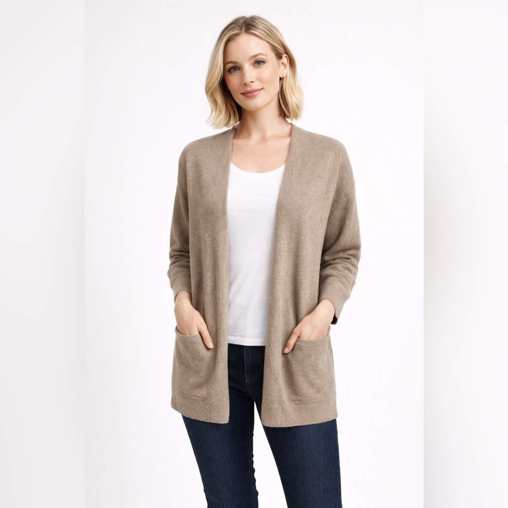 Old Navy cardigan and beige size small petite